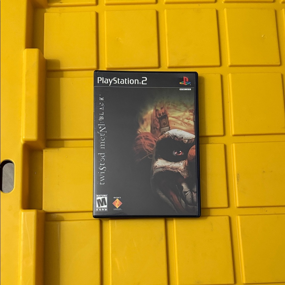 Sony PlayStation 2 Game - Twisted Metal Black with Dark Cover